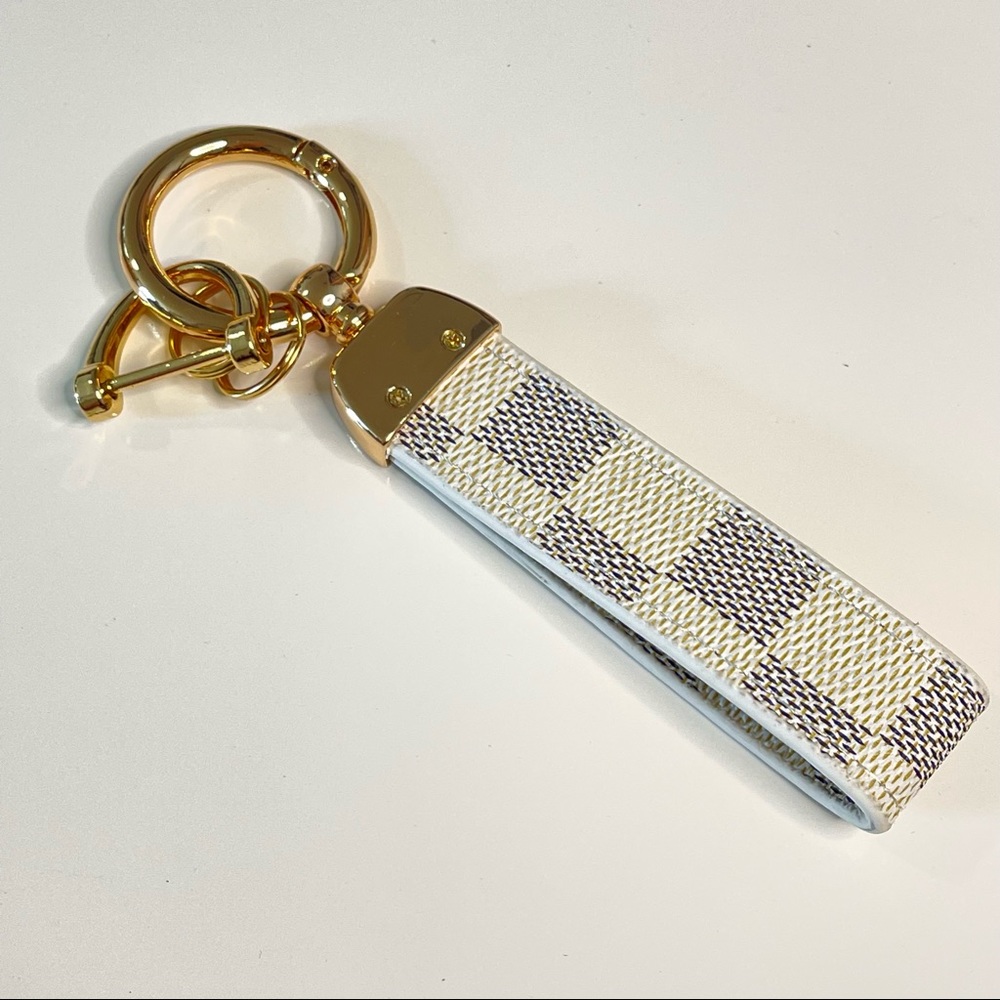 Checker Luxe Key Chain